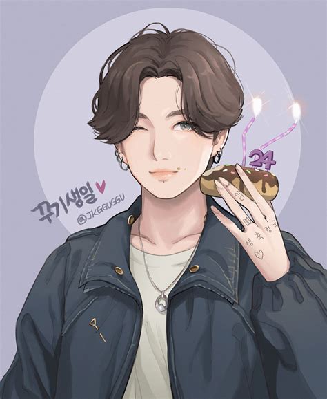 🐰꾸뿌앵 (@JKGGUGGU) on X | Jungkook fanart, Bts fanart, Bts chibi