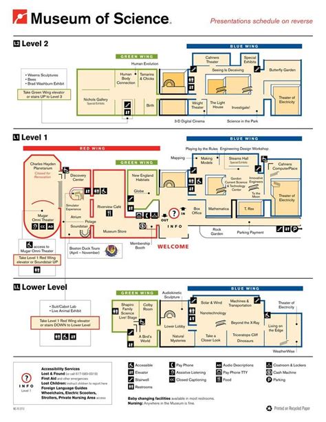 Boston Museum of Science map - Map of Boston Museum of Science (United States of America)