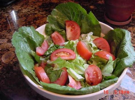 Romaine Lettuce Salad With Lemon Garlic Dressing Recipe | Just A Pinch