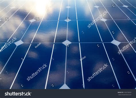 Pattern Of Mono-Crystalline Photovoltaic Cells Stock Photo 183278393 ...