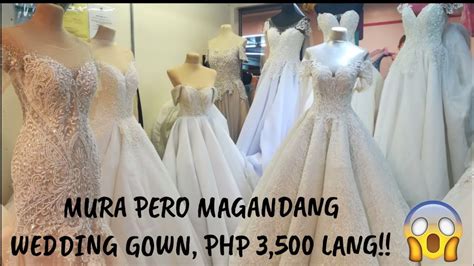 DIVISORIA WEDDING GOWNS!! PHP3,500 LANG! l MURA NA, MAGANDA PA 💖 RR26 Adventures - YouTube