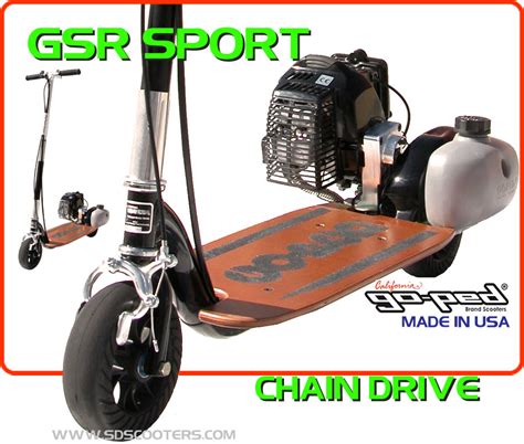 Go-ped Gsr Sport | Goped Gsr Sport Gas Powered Scooter - black