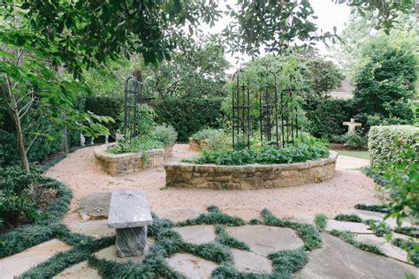 Stone Raised Beds Designed by Rooted Garden in Houston — Rooted Garden