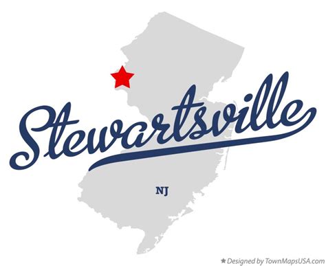 Map of Stewartsville, NJ, New Jersey