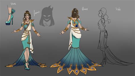 A cavern of art, I redesigned a bit of Hera’s concept art because...