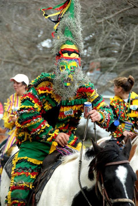 Courir,' costume and chickens mark Cajun Mardi Gras