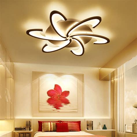 Modern 3/6 Heads LED Ceiling Light Fixture Acrylic LED Ceiling Light ...