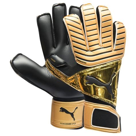 PUMA Goalkeeper Gloves One Grip 17.2 RC - Gold | www.unisportstore.com