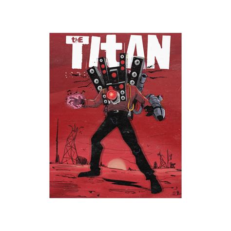 Titan Speakerman - High Voltage Poster