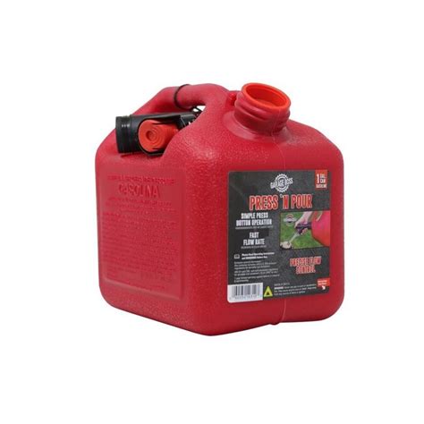 GarageBOSS 1-Gallon Plastic Gasoline Can in the Gas Cans department at Lowes.com