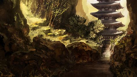 ArtStation - Japanese Pagoda