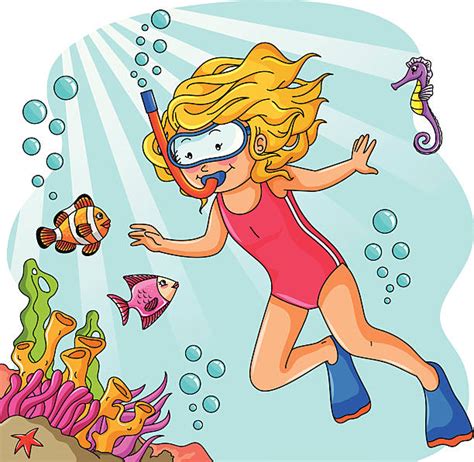 Best Cartoon Of People Swimming Underwater Illustrations, Royalty-Free Vector Graphics & Clip ...