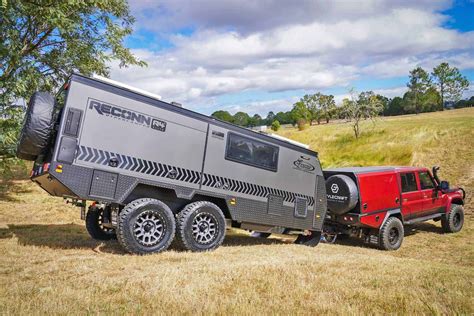 Reconn R4 Tandem Axle Hybrid Camper Trailer and Hybrid Caravan