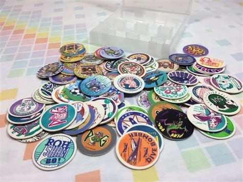 90s Pogs Game Pieces Milk Caps Official With Collector Case 1994 Toys Kids | Game pieces, Hobby ...