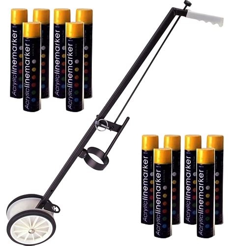 Buy Ultrimax Line Marker Machine and 12x Line Marker Spray Paint Line for Schools, Sports ...