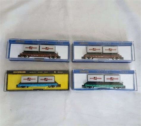 Set of 4 - Bachmann N-Scale Freight Cars - Mariner Auctions & Liquidations Ltd.