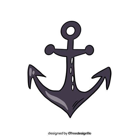 Pirate anchor clipart vector free download