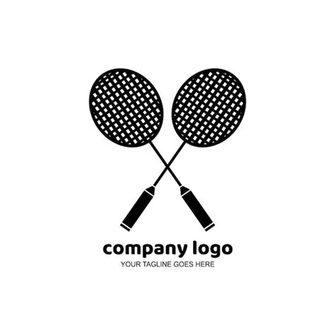 Premium Vector | Badminton racket logo,sports logo,badminton racket icon.