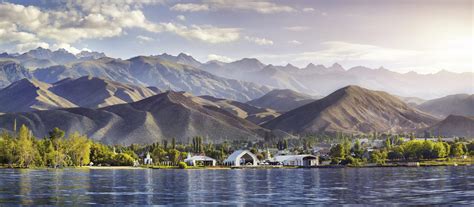 Issyk Kul lake panorama - Travel Just 4U