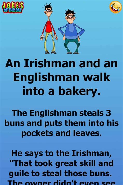 An Irishman And An Englishman Walk Into A Bakery | Jokes Of The Day