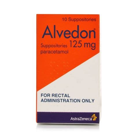 Alvedon Suppositories 125mg | Pharmacy Requirements