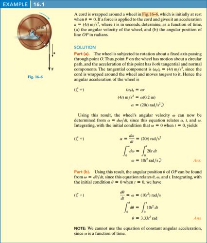 Angular Acceleration Examples