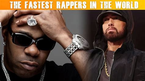 TOP 10 FASTEST RAPPERS IN THE WORLD - YouTube