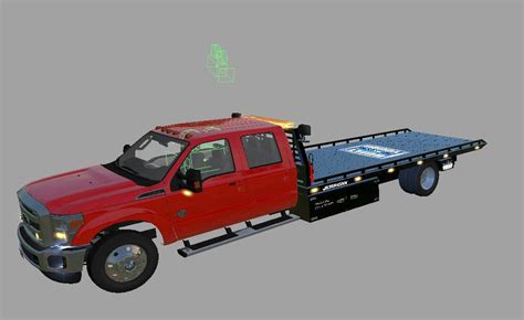 RED F350 ROLLBACK V1.1 » GamesMods.net - FS19, FS17, ETS 2 mods