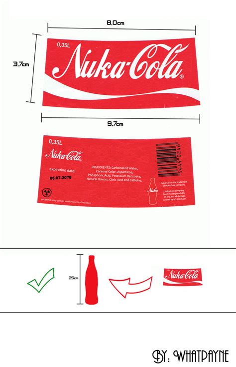 Fallout Nuka-Cola Label by Whatpayne on DeviantArt