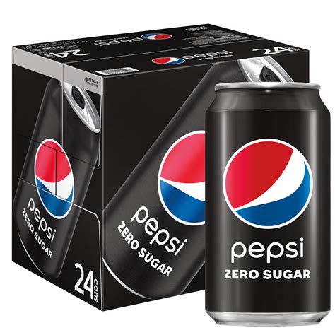 Pepsi Cola Zero Sugar Soda Pop, 12 oz, 24 Pack Cans | Ubuy Botswana