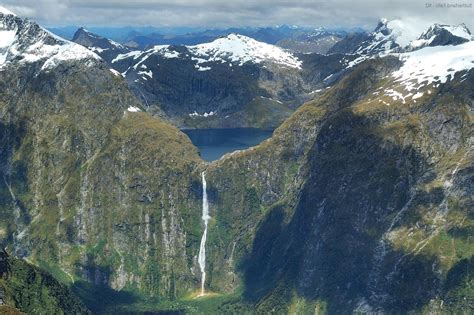 Sutherland Falls, New Zealand, Waterfall, Nature, Landscape, Wilderness ...