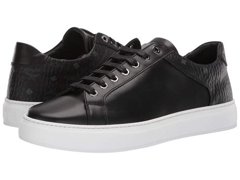 Lyst - MCM Logo Combi Low Top Sneaker (black) Men's Shoes in Black for Men