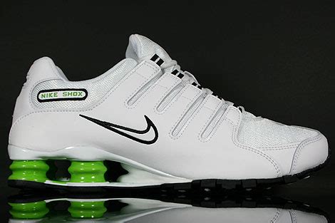 Nike Shox NZ White Black Green 378341-126 - Purchaze