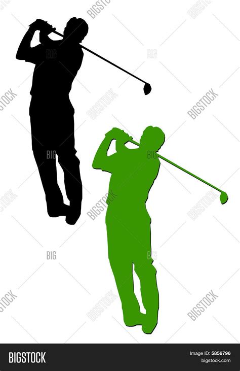 Golfer Silhouette Image & Photo (Free Trial) | Bigstock