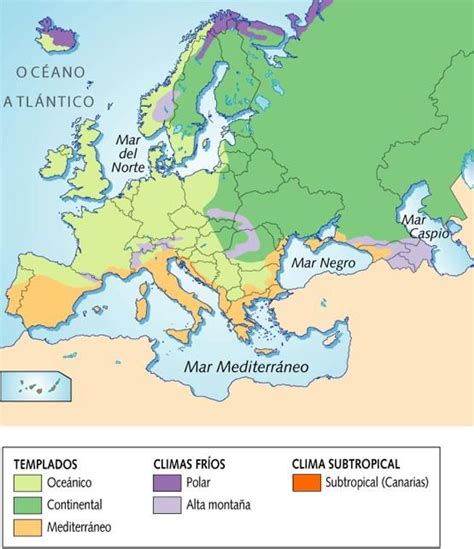 SOCIALES J - A: Geografía física de Europa