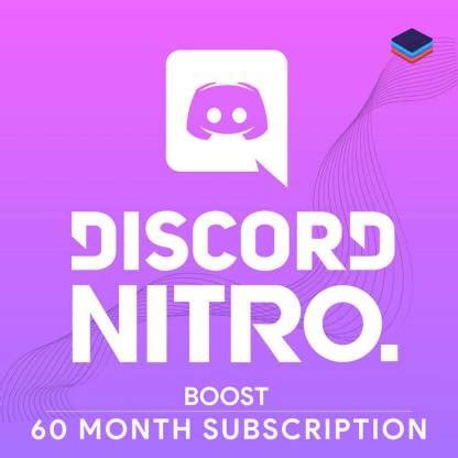 Discord Nitro Boost 1year Premium Edition Price in India - Buy Discord ...