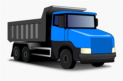 Blue Dump Truck - Blue Dump Truck Clipart , Free Transparent Clipart - ClipartKey