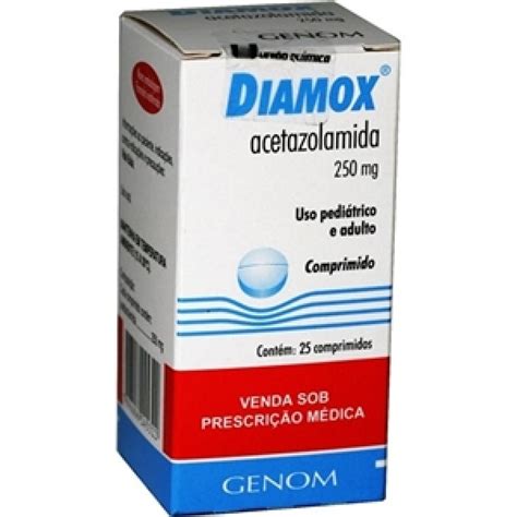 Diamox 250 Mg C/ 25 Comprimidos | Drogaria Minas-Brasil