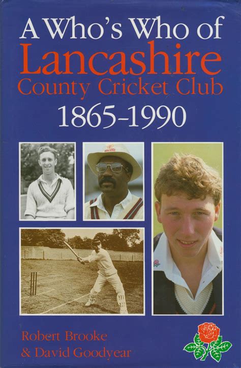 A WHO'S WHO OF LANCASHIRE COUNTY CRICKET CLUB 1865-1990... | Barnebys