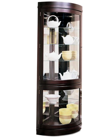 Modern Corner Curio Cabinet | Foter