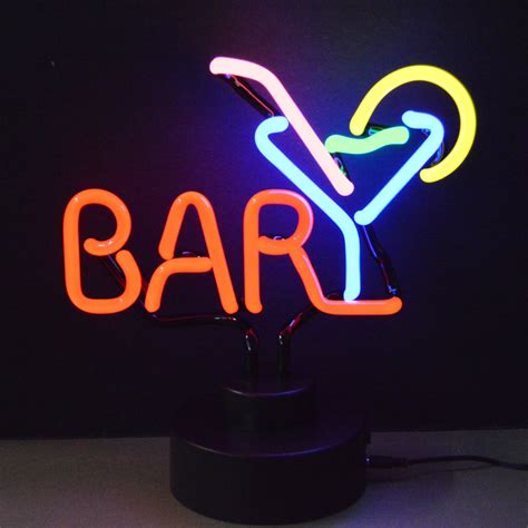 Neonetics Business Signs Bar with Martini Neon Sign & Reviews | Wayfair