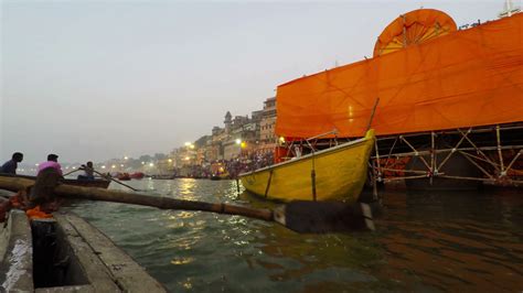 Varanasi Ghats, Diwali Festival, Ganges River and Boats, Uttar Pradesh ...