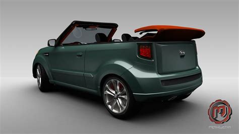 Kia Soul Convertible Rendering News - Top Speed