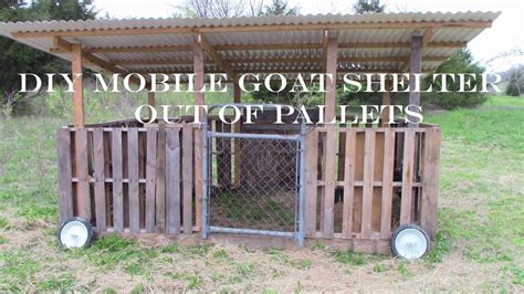 Movable Goat Shelter