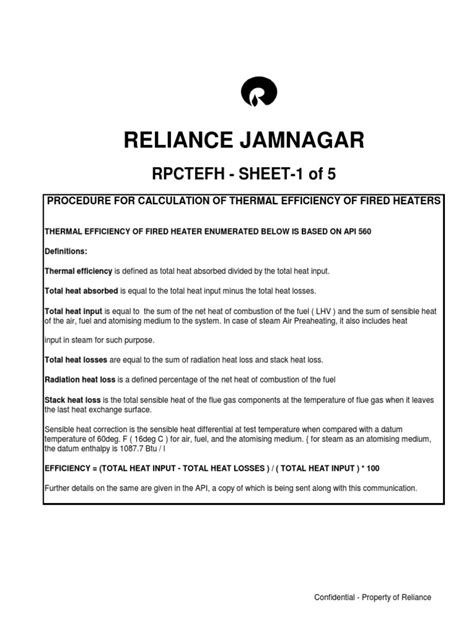 Boiler Efficiency Calculation | PDF | Heat | Combustion