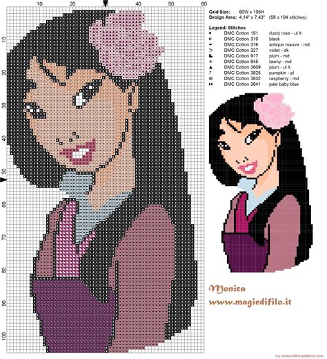 Mulan happy cross stitch pattern free cross stitch patterns simple unique alphabets baby – Artofit