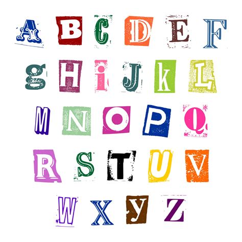 Printable Cut Out Letters - Printable Blank World