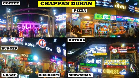 56 Dukan Indore | Chappan Dukan | Street Food - YouTube