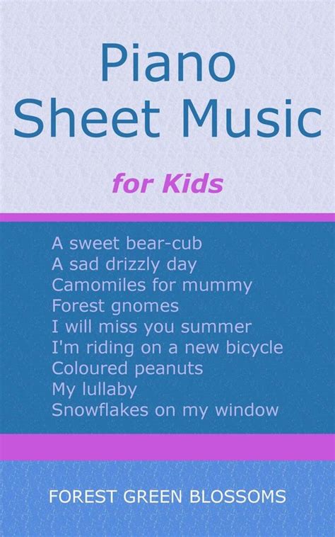 Piano Sheet Music for Kids (ebook), Forest Green Blossoms | 1230000604178 | Boeken | bol.com