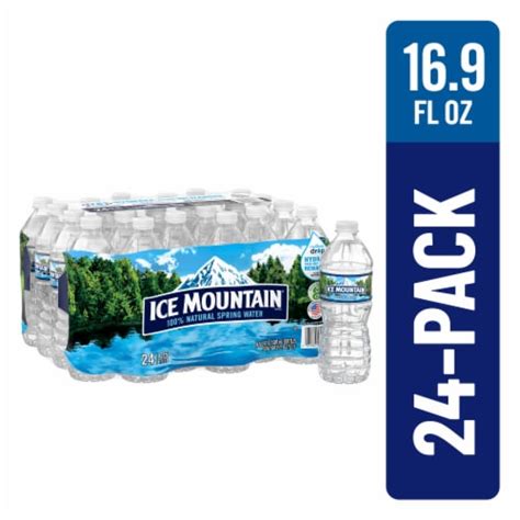 Ice Mountain 100% Natural Spring Water Bottle, 16.9 fl. oz. - Food 4 Less